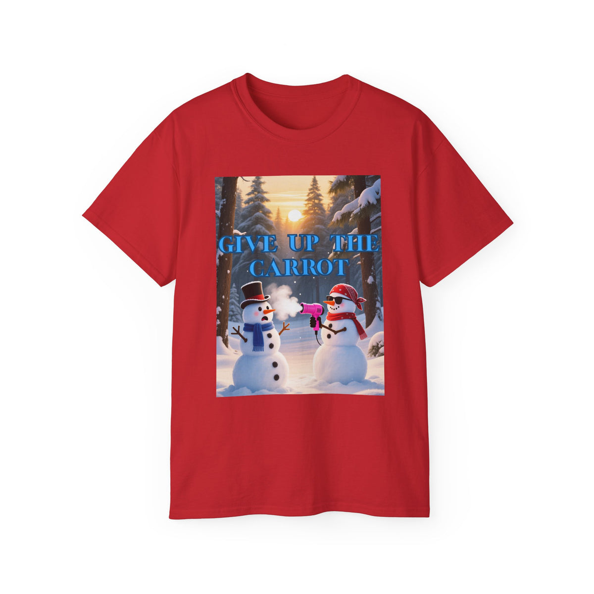 Give Up the Carrot Snowman T-Shirt