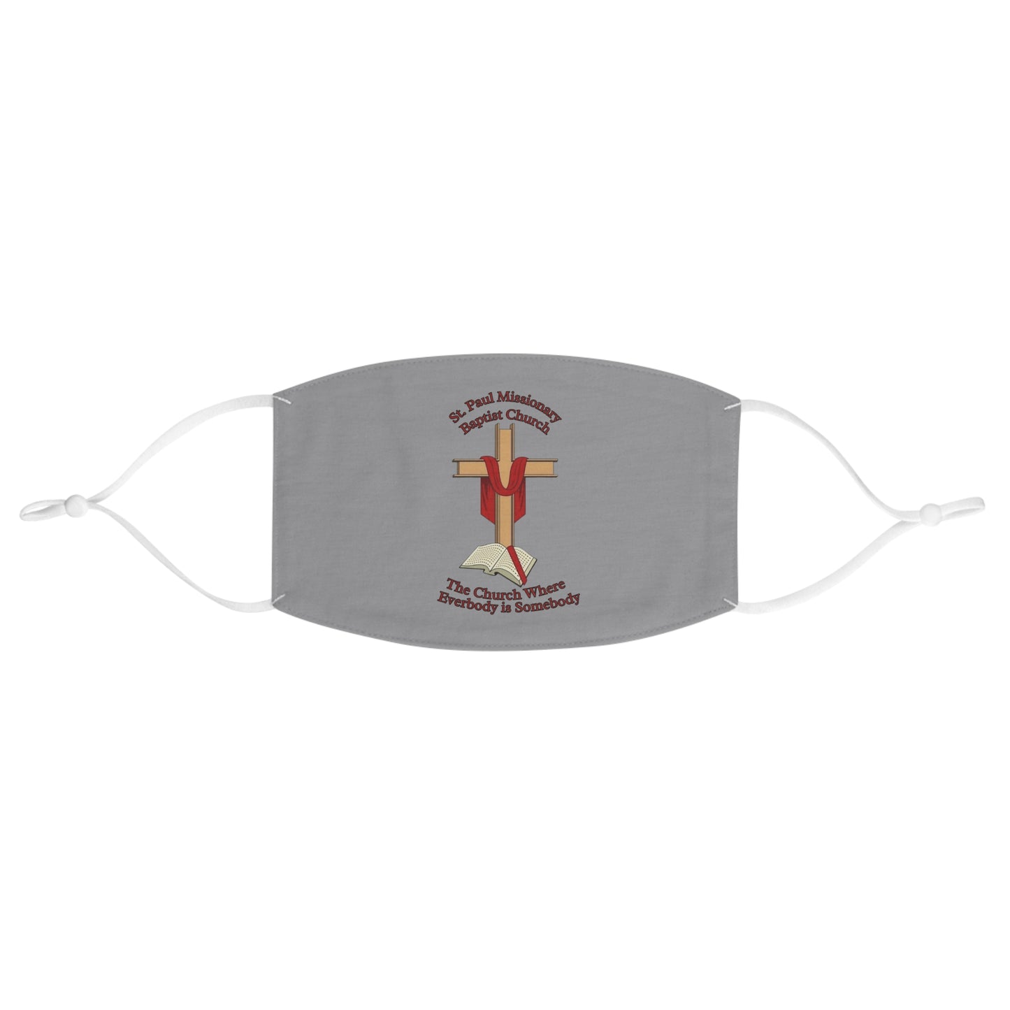 St. Paul Missionary Baptist Church Face Mask — Grey