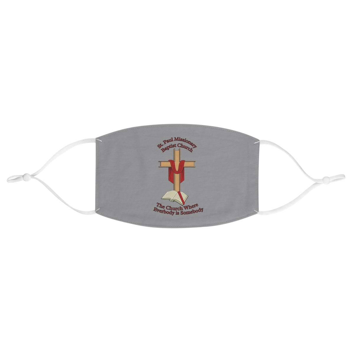 St. Paul Missionary Baptist Church Face Mask — Grey