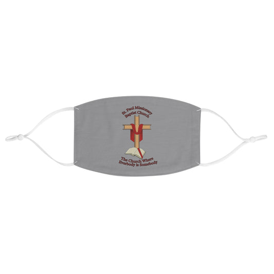 St. Paul Missionary Baptist Church Face Mask — Grey