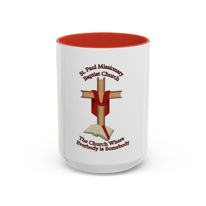 St. Paul Missionary Baptist Church Coffee Mug – Red