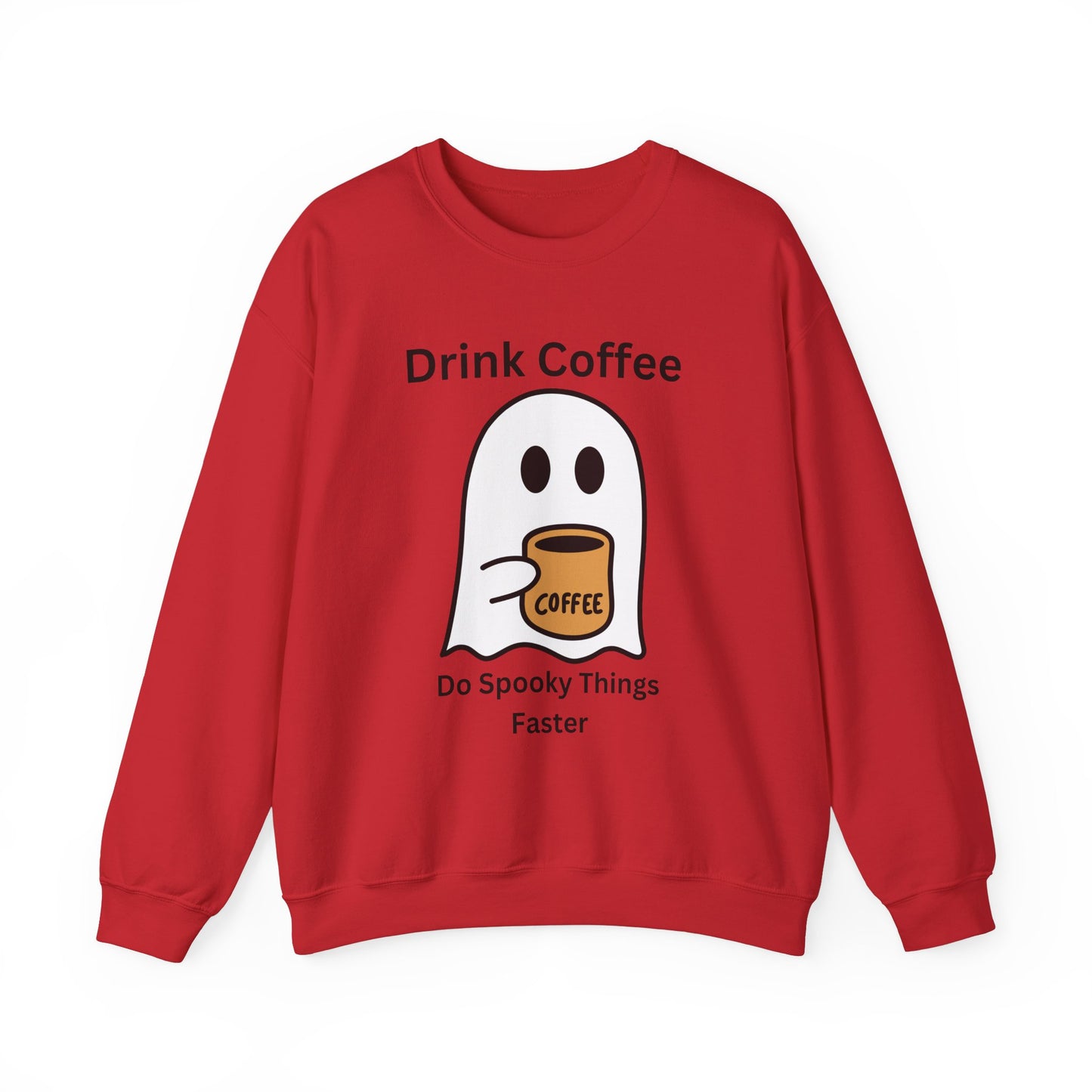 Boo Drink Coffee-Ghost-Sweatshirt