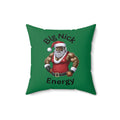 Big Nick Energy-Spun Polyester Square Pillow (Dk Green)