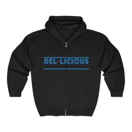 Del-licious Unisex Full Zip Hoodie