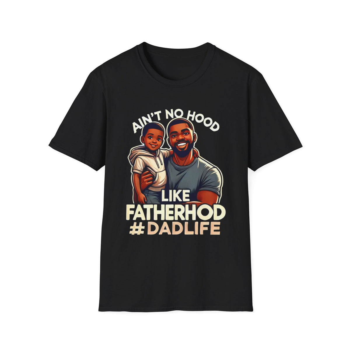Dad Life Unisex Softstyle T-Shirt, Gift for Father's Day