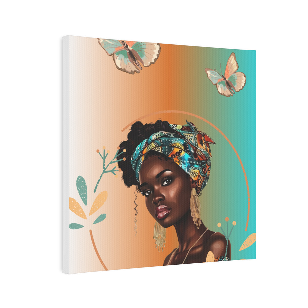 Queen Teal-Canvas Photo Tile