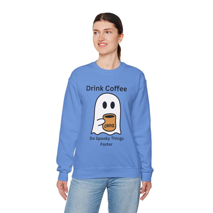 Boo Drink Coffee-Ghost-Sweatshirt