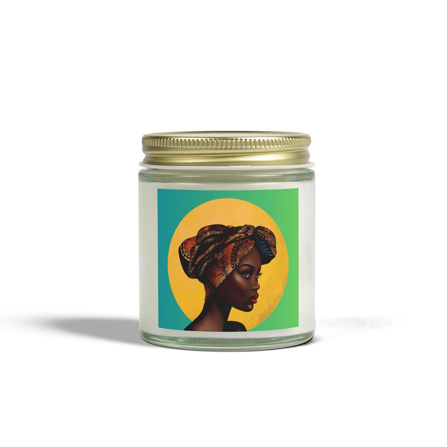 Moon-Scented Candles, Coconut Apricot Wax (4oz, 9oz)