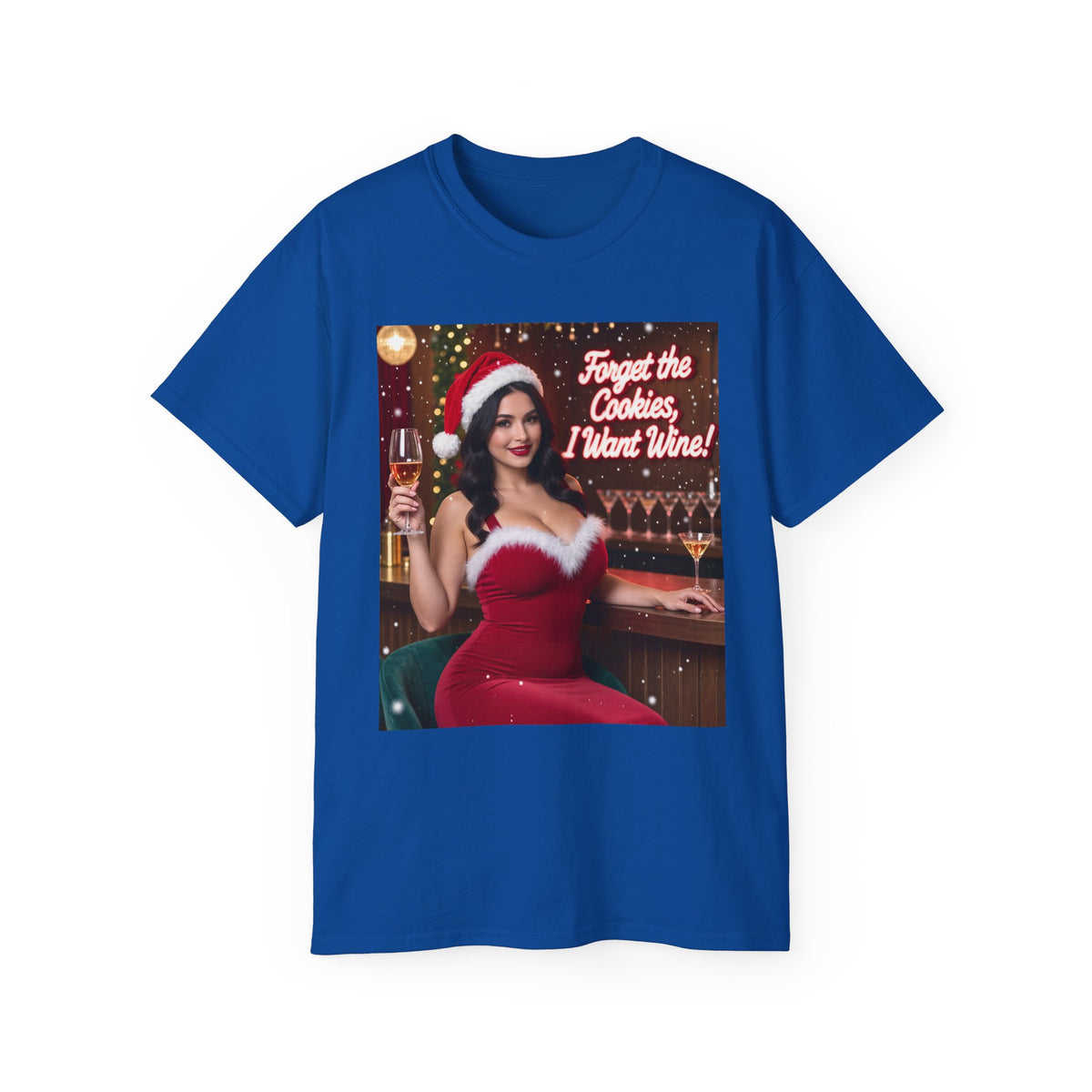 Ms Claus wine T-shirt