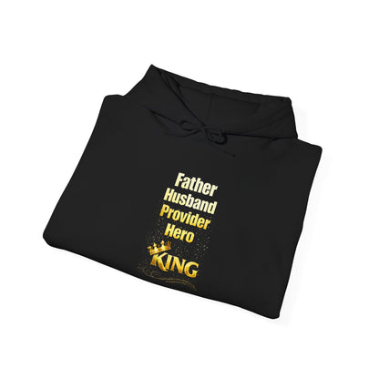 Father Husband Provider Hero King-Hoodie