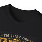 "I'm That Dad, Reel Legend" Graphic Tee-Fishing Dad T-Shirt
