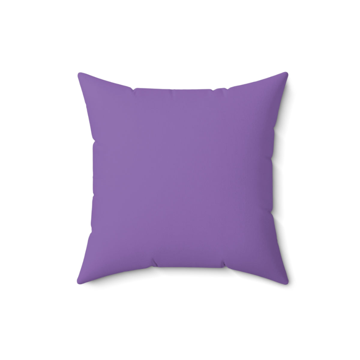 I Put Out For Santa-Spun Polyester Square Pillow (Lt Purple)