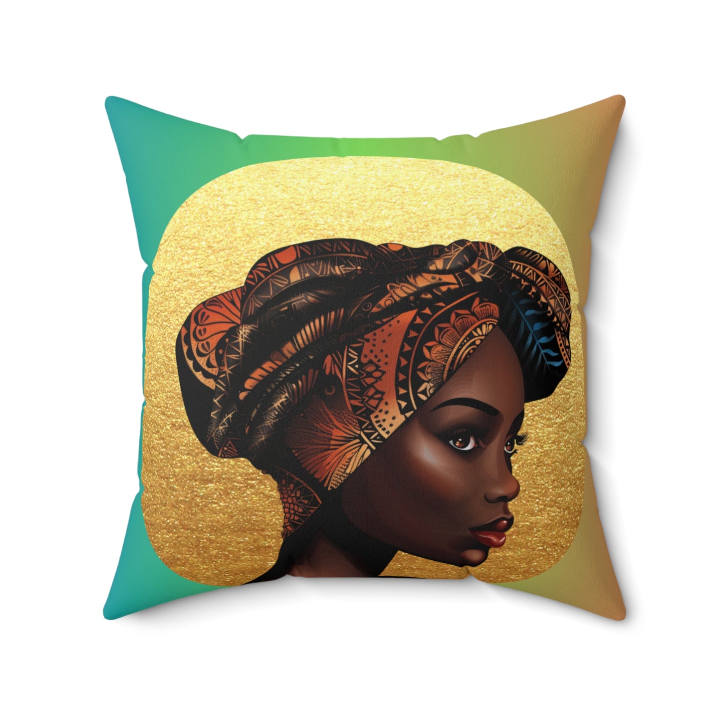 Moon-Spun Polyester Square Pillow