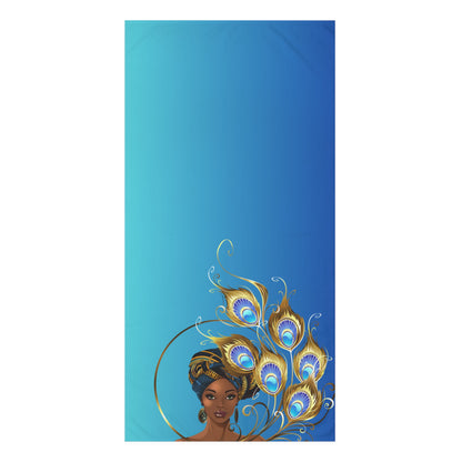 Peacock-Mink-Cotton Towel