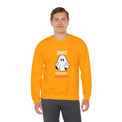 Boo Costume Sucks-Black-Sweatshirt
