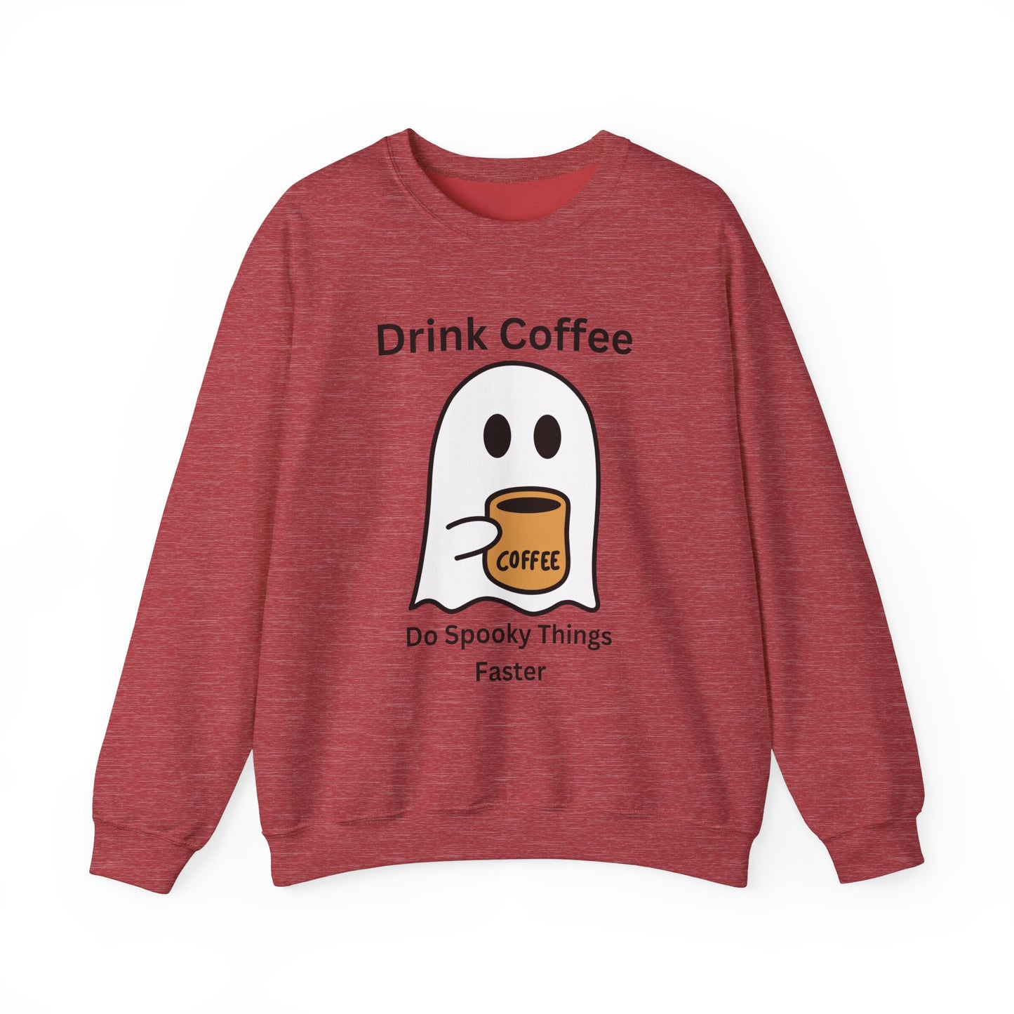 Boo Drink Coffee-Ghost-Sweatshirt