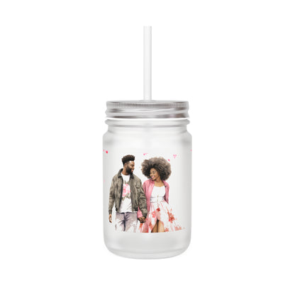 I Got You-Mason Jar with Heart Design - Perfect for Weddings, Anniversaries, or Sweethearts