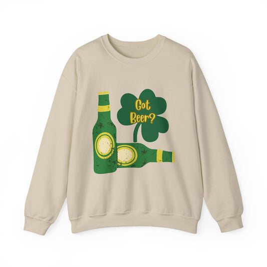 St. Patrick's 'Got Beer?' Shamrock Sweatshirt