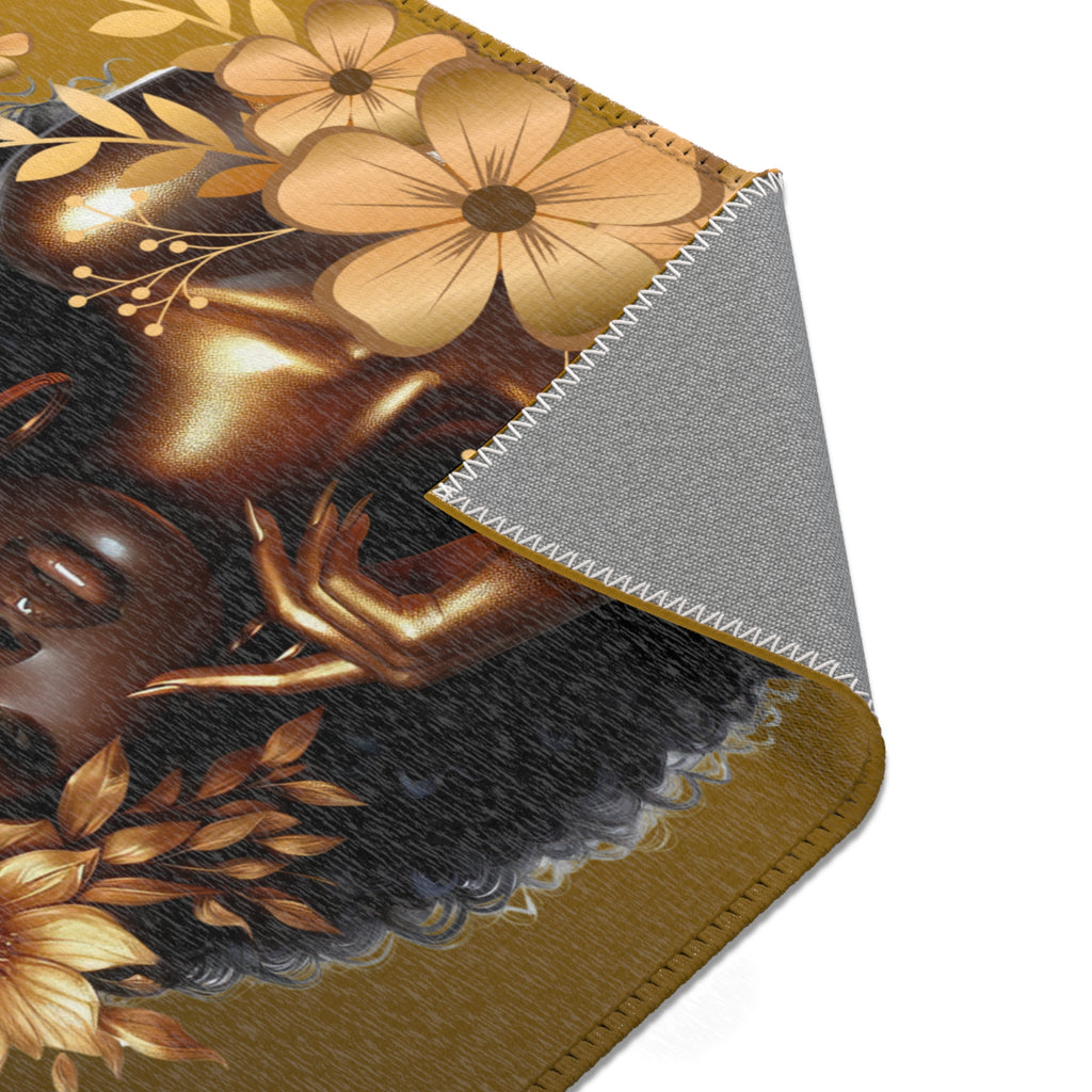Hummingbird Area Rug with Floral Design - Embrace Nature in Your Living Space