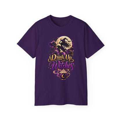 Drink Up Witches-bougie Cotton Tee