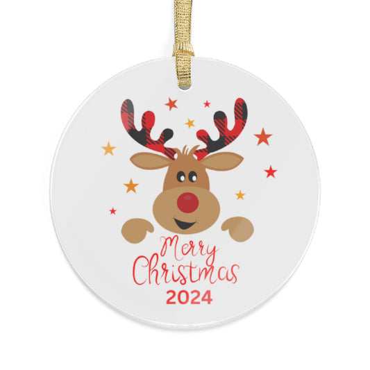 Reindeer Plaid Antlers