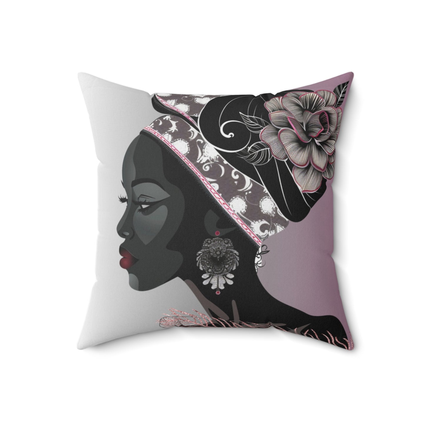 Feather Queen-Spun Polyester Square Pillow