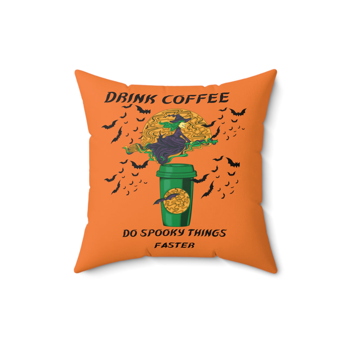 Drink Coffee Spooky Faster-Crusta