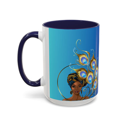 Queen Peacock Elegance Accent Coffee Mug