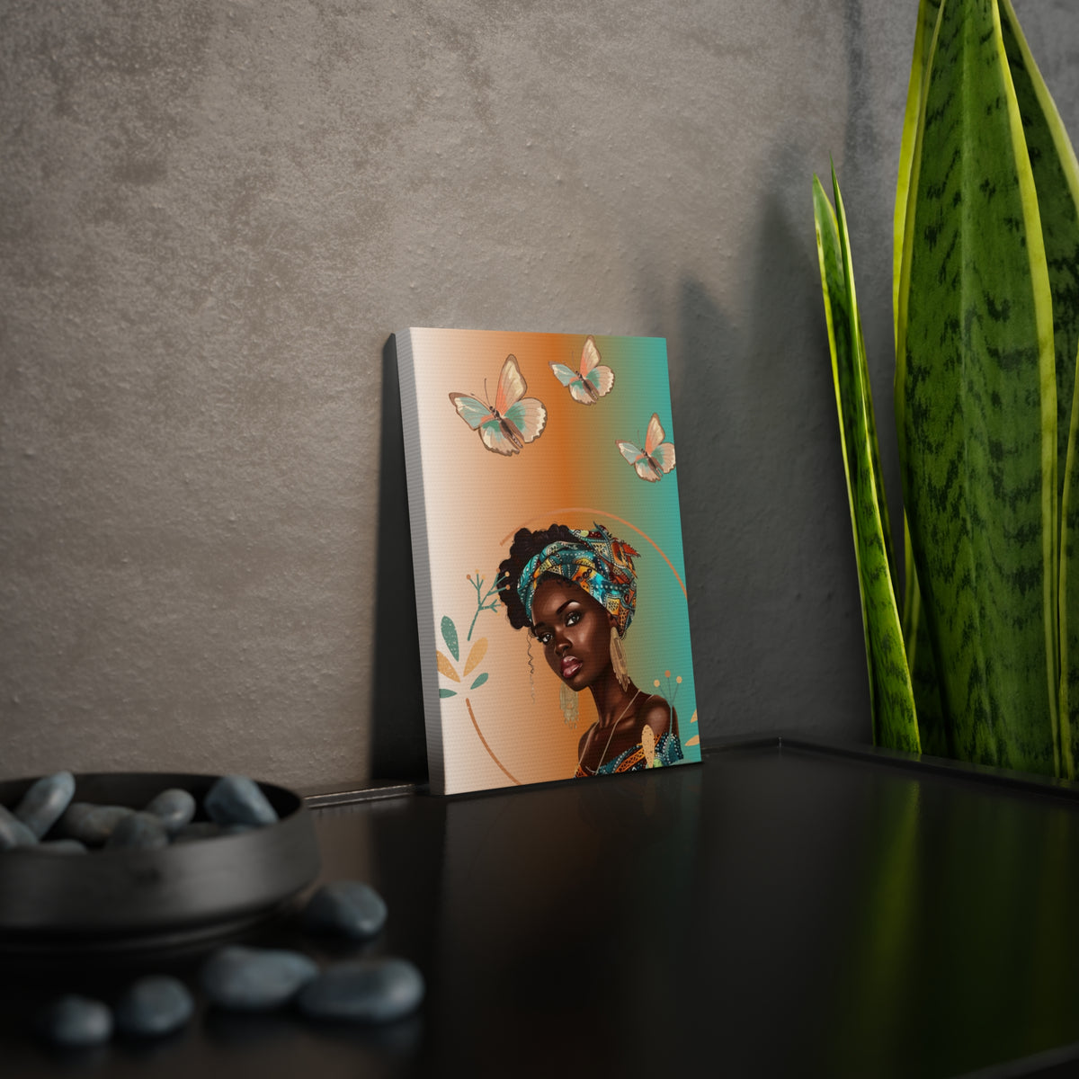 Queen Teal-Canvas Photo Tile
