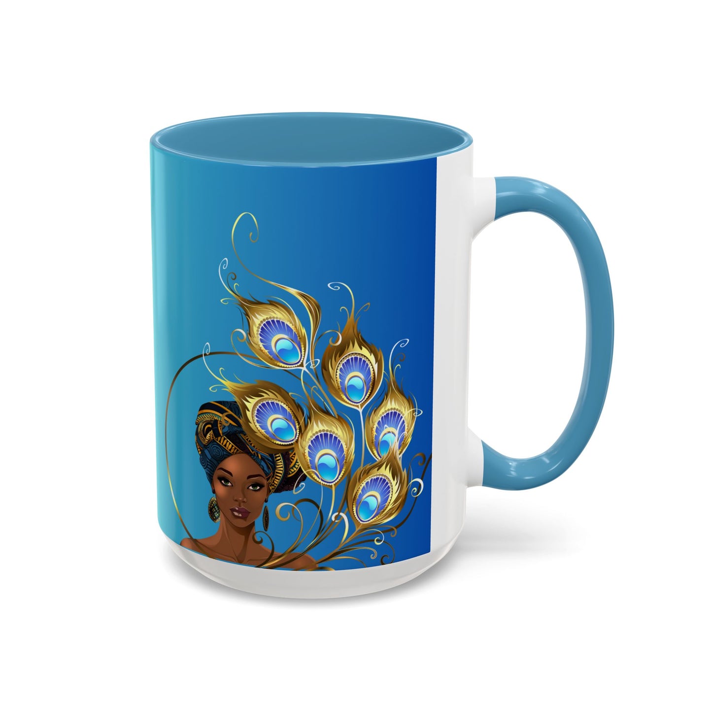 Queen Peacock Elegance Accent Coffee Mug