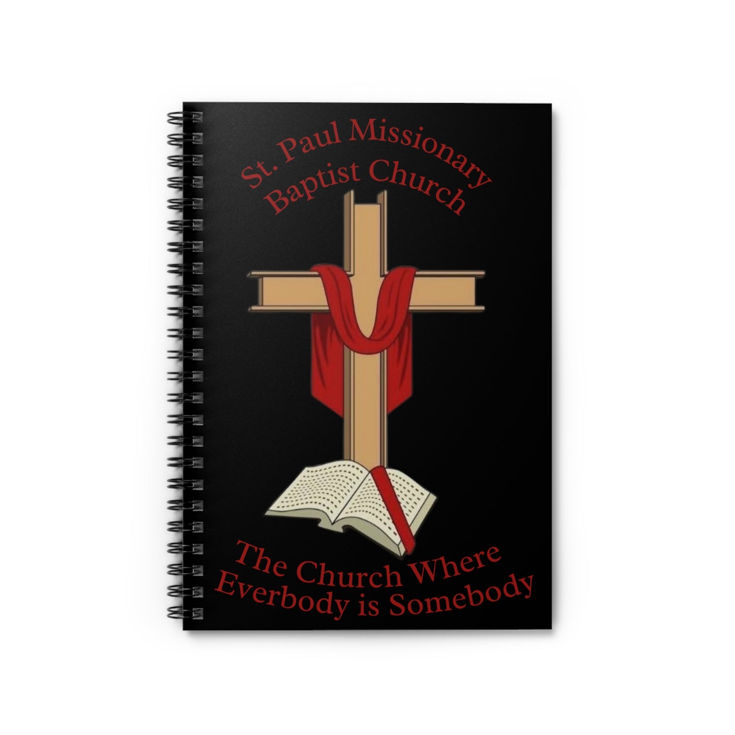 St. Paul Missiomary Baptist Church Notebook —Black