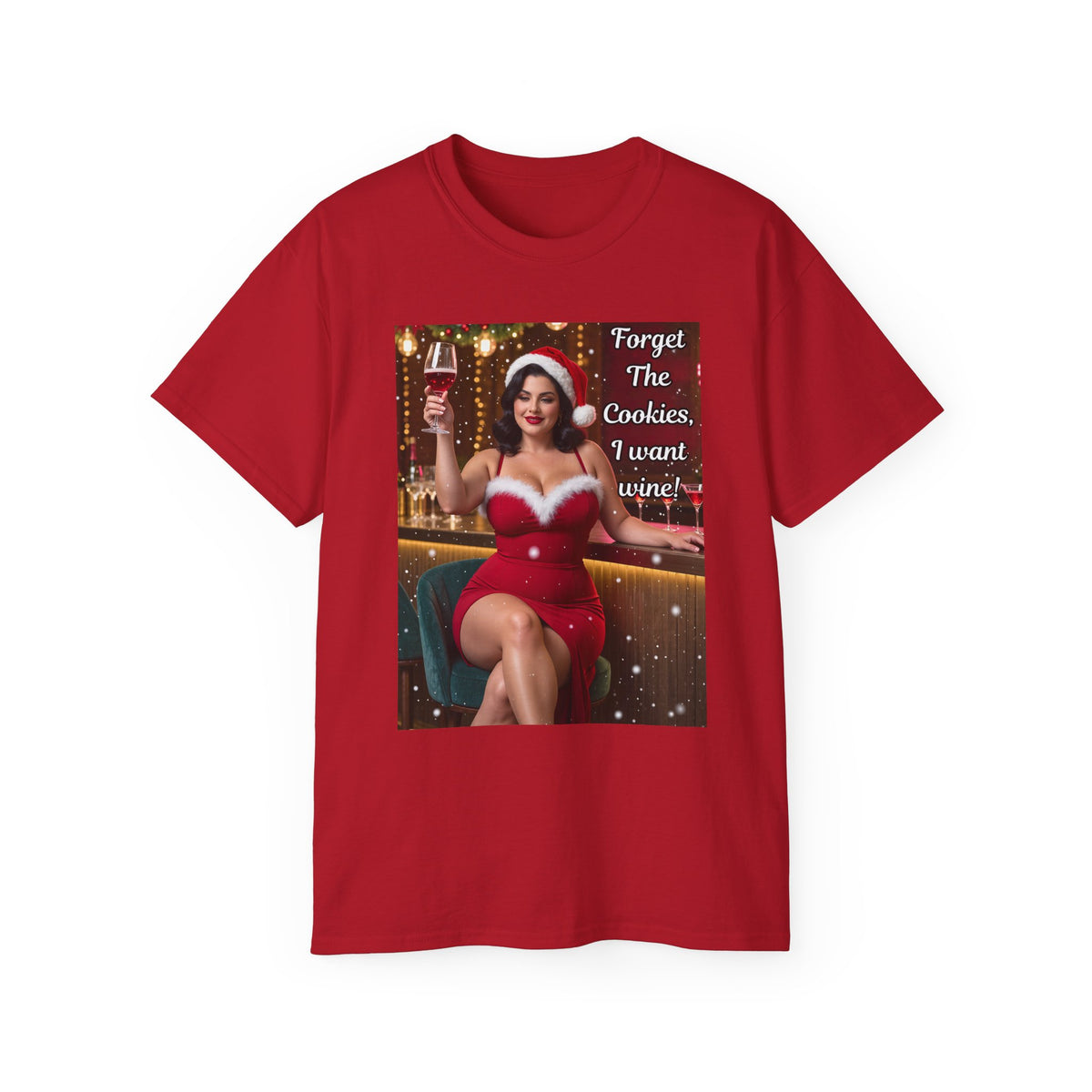 Ms Claus Wine Tee 1