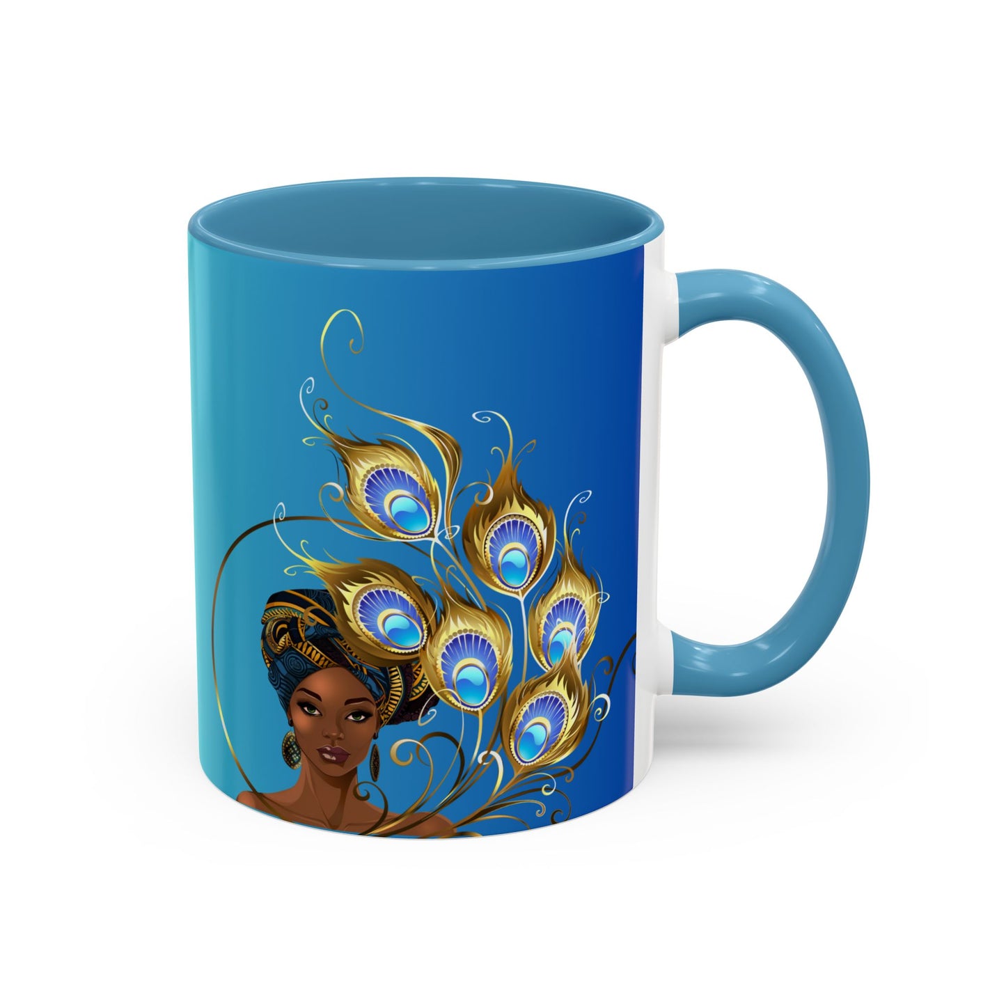 Queen Peacock Elegance Accent Coffee Mug