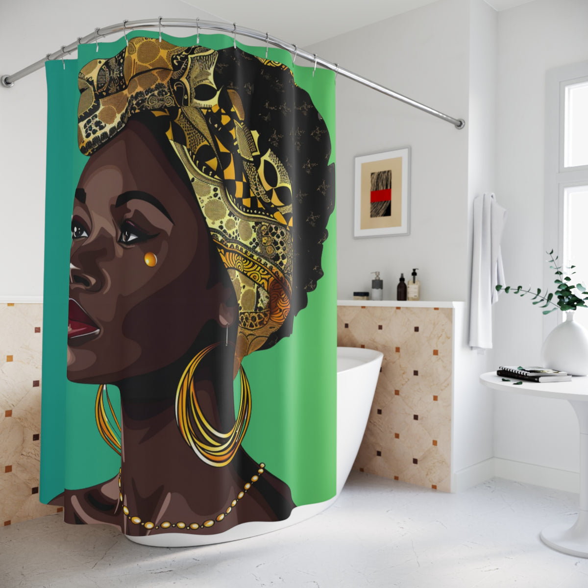Queen 8-Shower Curtains