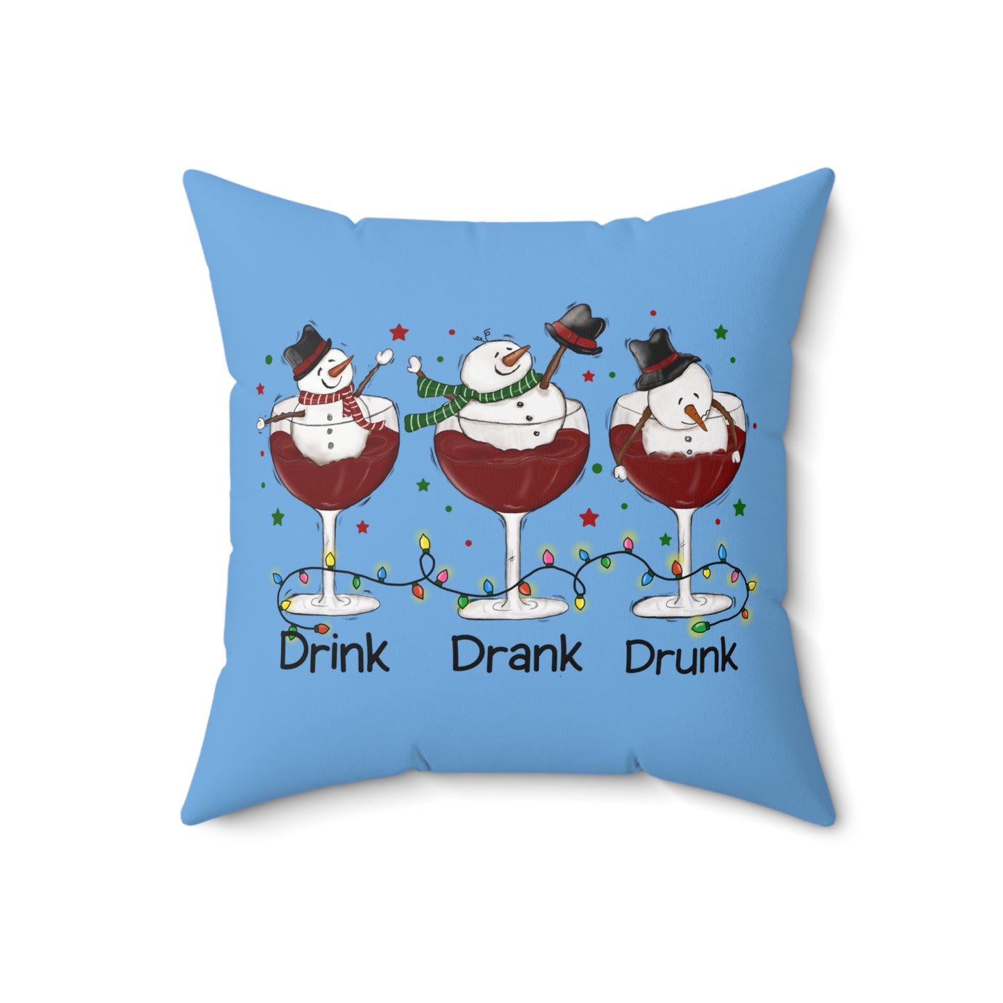 Drunk Snowmen-Light Blue