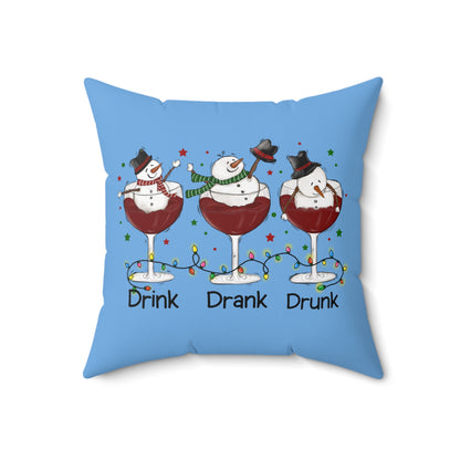 Drunk Snowmen-Light Blue