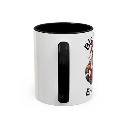 Big Nick Energy-Accent Coffee Mug (11, 15oz) (Black)