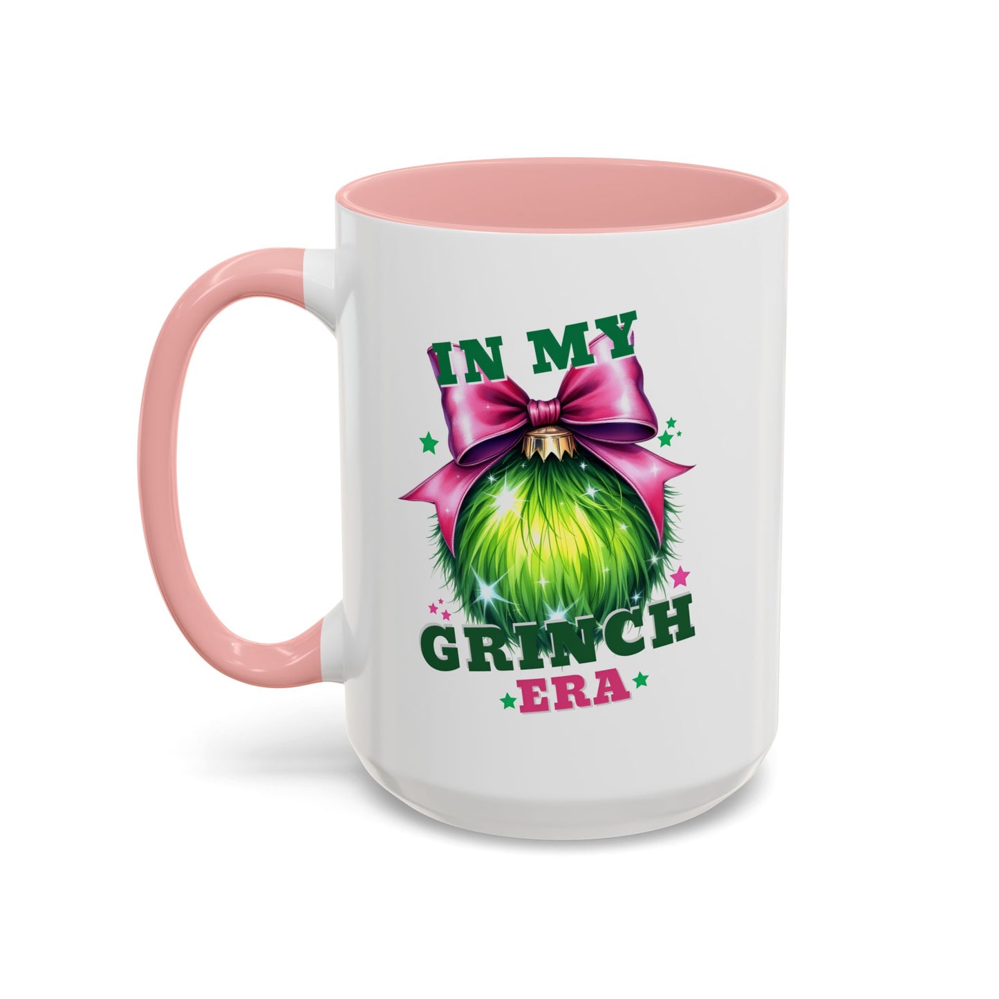 Grinch Era-Accent Coffee Mug (11, 15oz) (Pink)