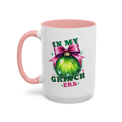 Grinch Era-Accent Coffee Mug (11, 15oz) (Pink)