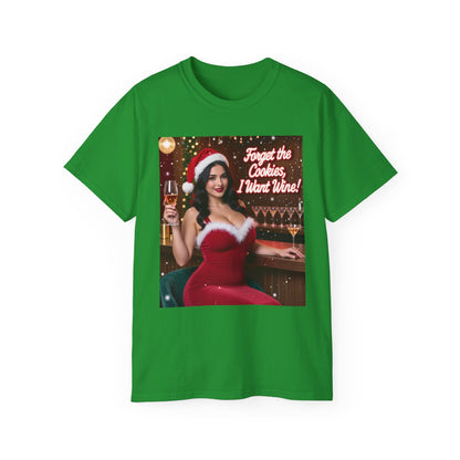 Ms Claus wine T-shirt