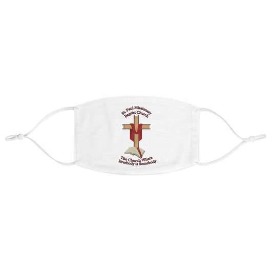 St. Paul Missionary Baptist Church Face Mask —White