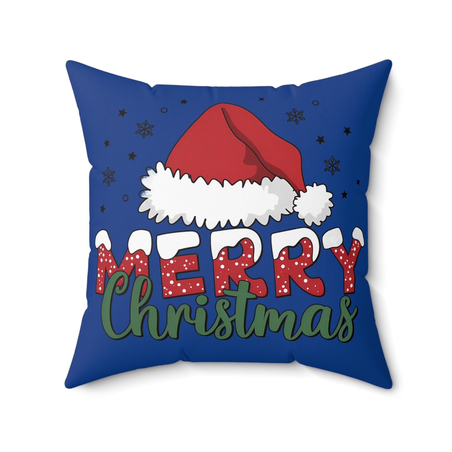 Merry Christmas Santa Hat-Dark Blue