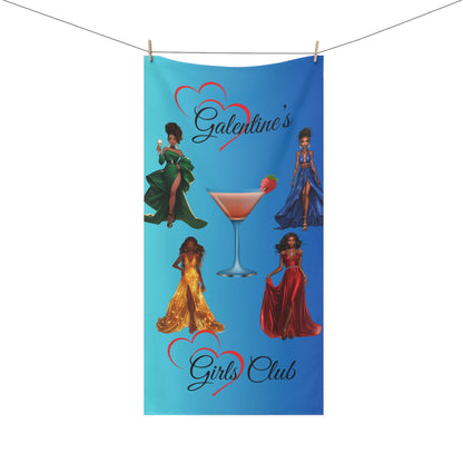 Galentines Girls Club-Mink-Cotton Towel