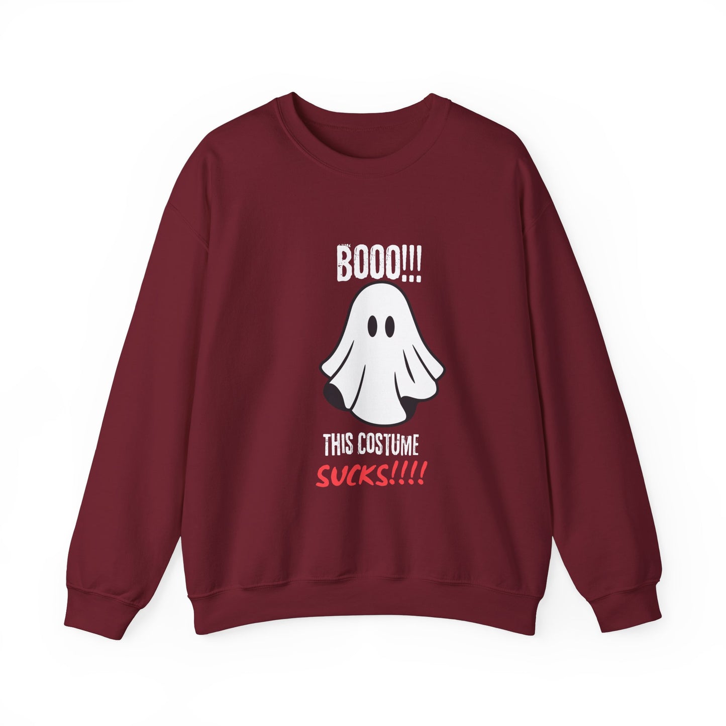 Boo Costume Sucks-Black-Sweatshirt