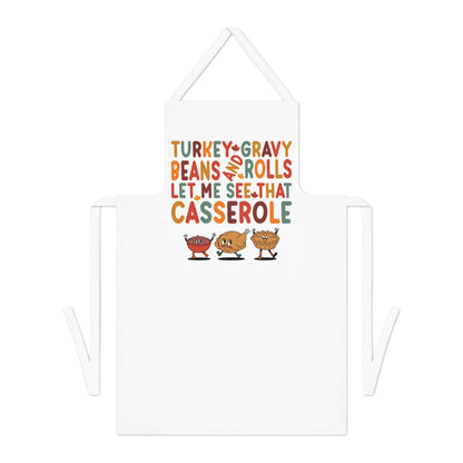 Turkey Gravy Beans and Rolls-White