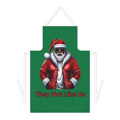 They Not Like Us-Adult Apron (AOP) (Dk Green)