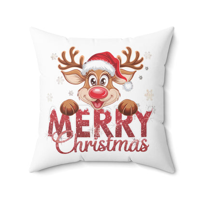 Merry Christmas Reindeer-White