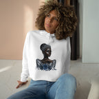 Princess Silver Crop Hoodie