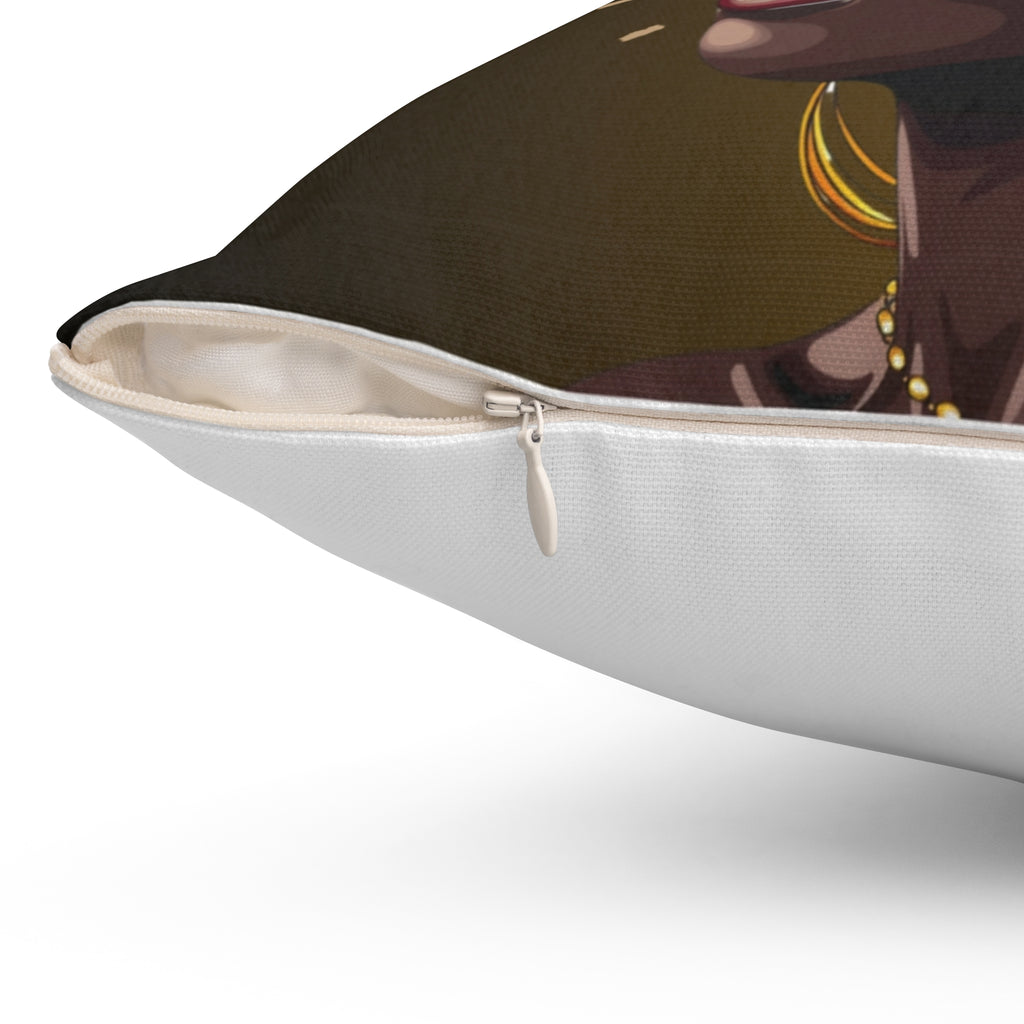 Star-Spun Polyester Square Pillow