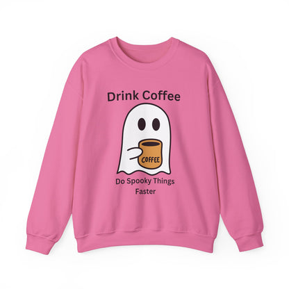 Boo Drink Coffee-Ghost-Sweatshirt